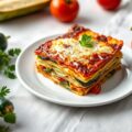Lasagne van groenten en kaas