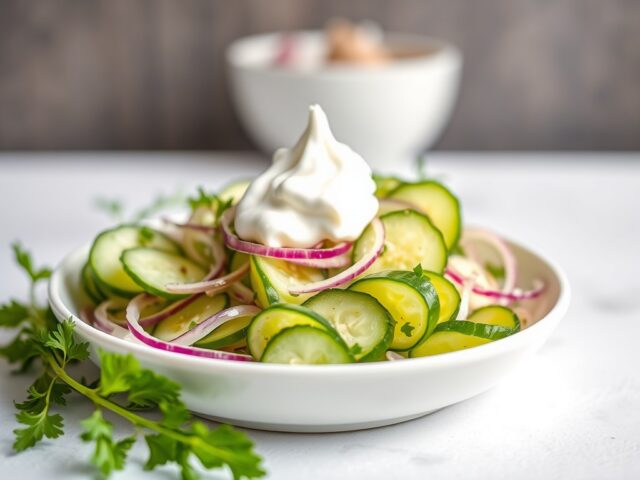 Lente salade — AI-gegenereerde illustratie
