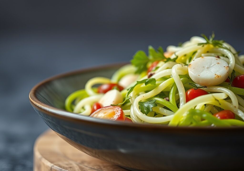 Linzen Salade Griekse Stijl — AI-gegenereerde illustratie