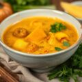Linzensoep met Pompoen Curry