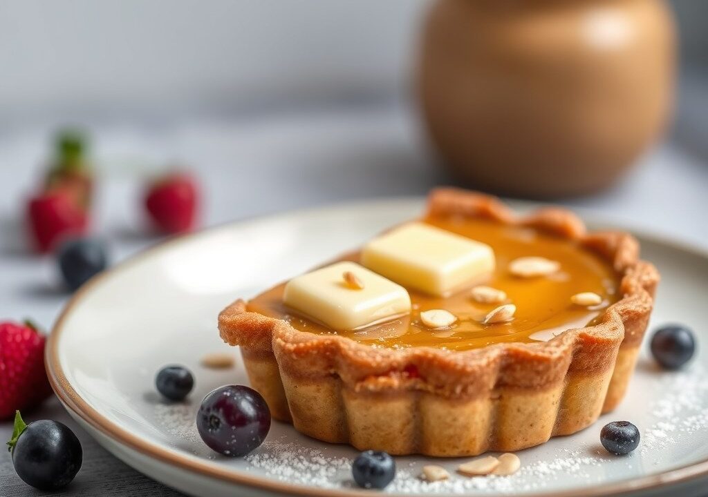 Linzer kersentaart — AI-gegenereerde illustratie