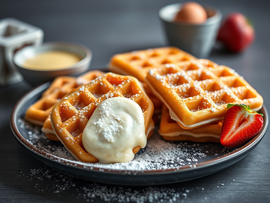 Luikse wafels, AI-gegenereerde illustratie
