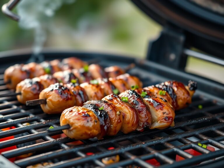 Maïskolven op de bbq — AI-gegenereerde illustratie