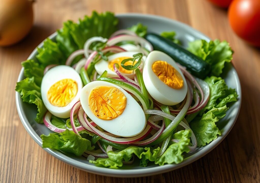 Maaltijd salade — AI-gegenereerde illustratie