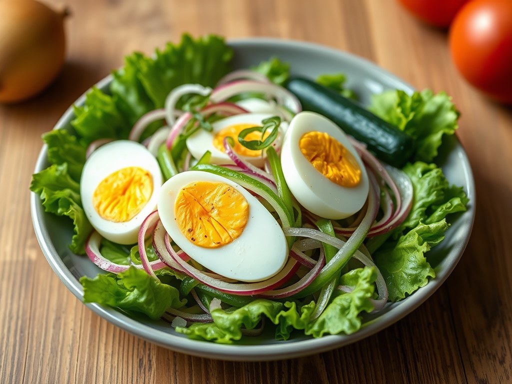 Maaltijd salade, AI-gegenereerde illustratie