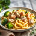 Macaroni alla Pugliese met tonijn en broccoli
