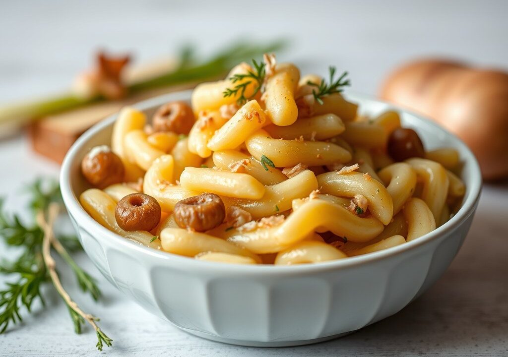 Macaroni van het platteland — AI-gegenereerde illustratie