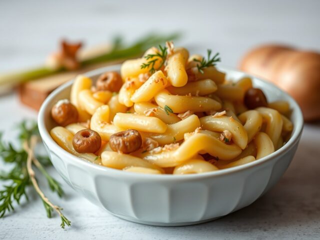 Macaroni van het platteland — AI-gegenereerde illustratie