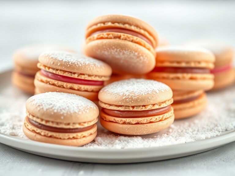Macarons — AI-gegenereerde illustratie