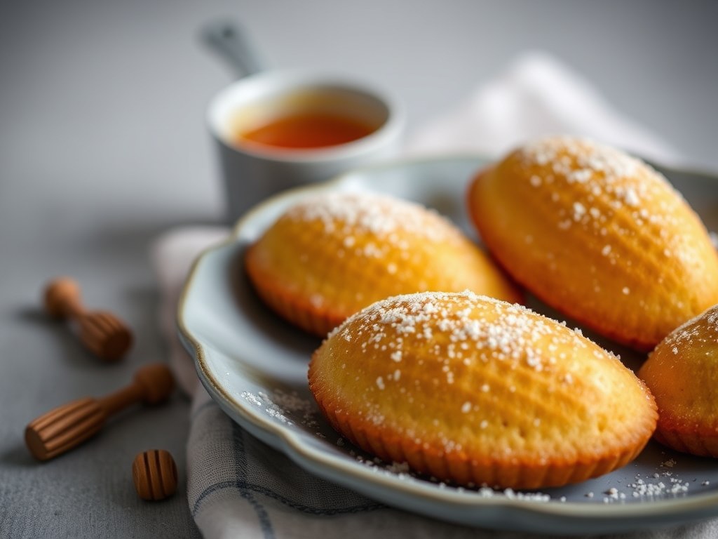Madeleines, AI-gegenereerde illustratie