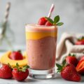 Mango-aardbeiensmoothie