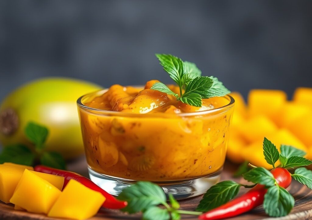 Mango Chutney — AI-gegenereerde illustratie