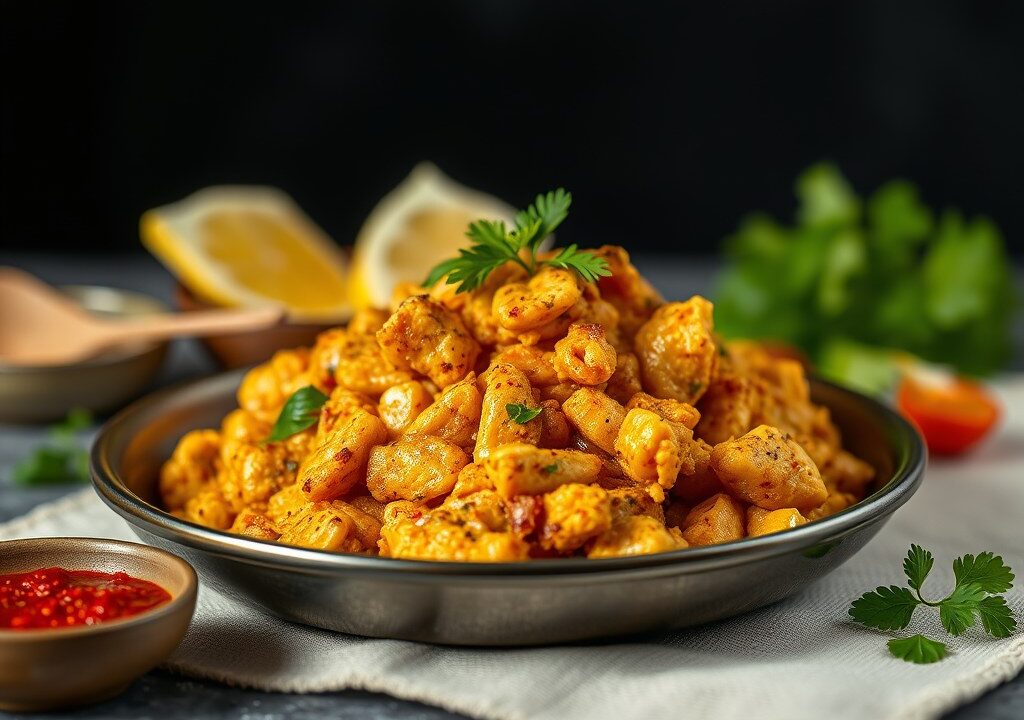 Masala Kitchadi (Kitchdi) — AI-gegenereerde illustratie