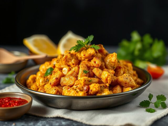 Masala Kitchadi (Kitchdi) — AI-gegenereerde illustratie