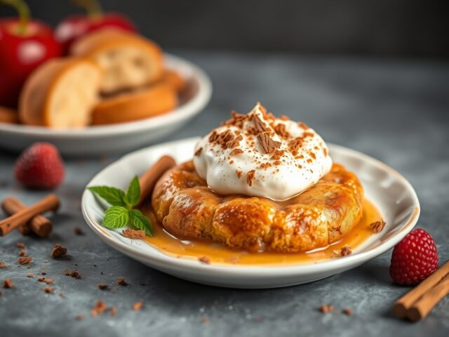 Mascarpone met speculaas — AI-gegenereerde illustratie