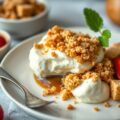 Mascarponecrème met crumble