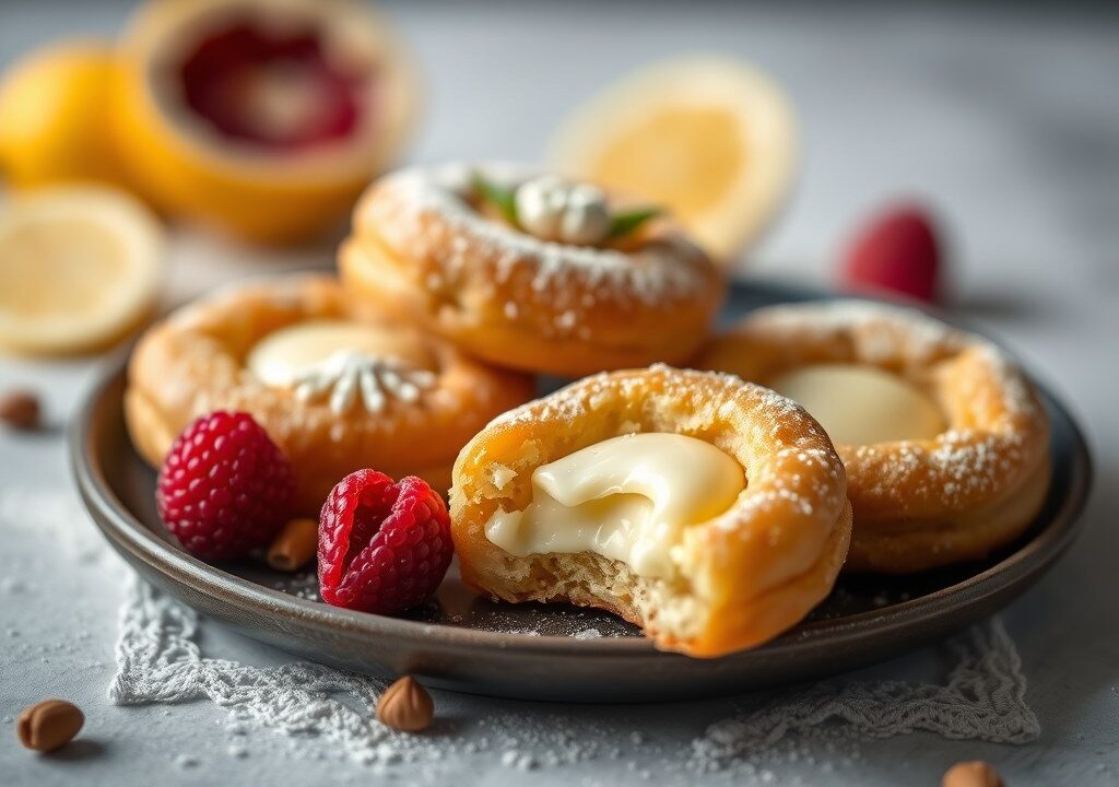 Melomakarona (griekse koekjes) — AI-gegenereerde illustratie