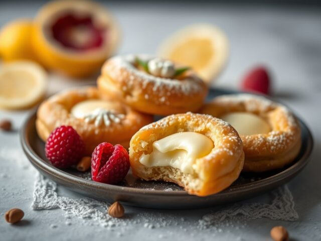 Melomakarona (griekse koekjes) — AI-gegenereerde illustratie