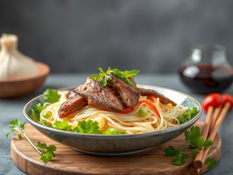 Mihoen Salade met Steak