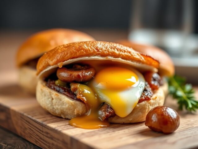 Mini beef wellingtons — AI-gegenereerde illustratie