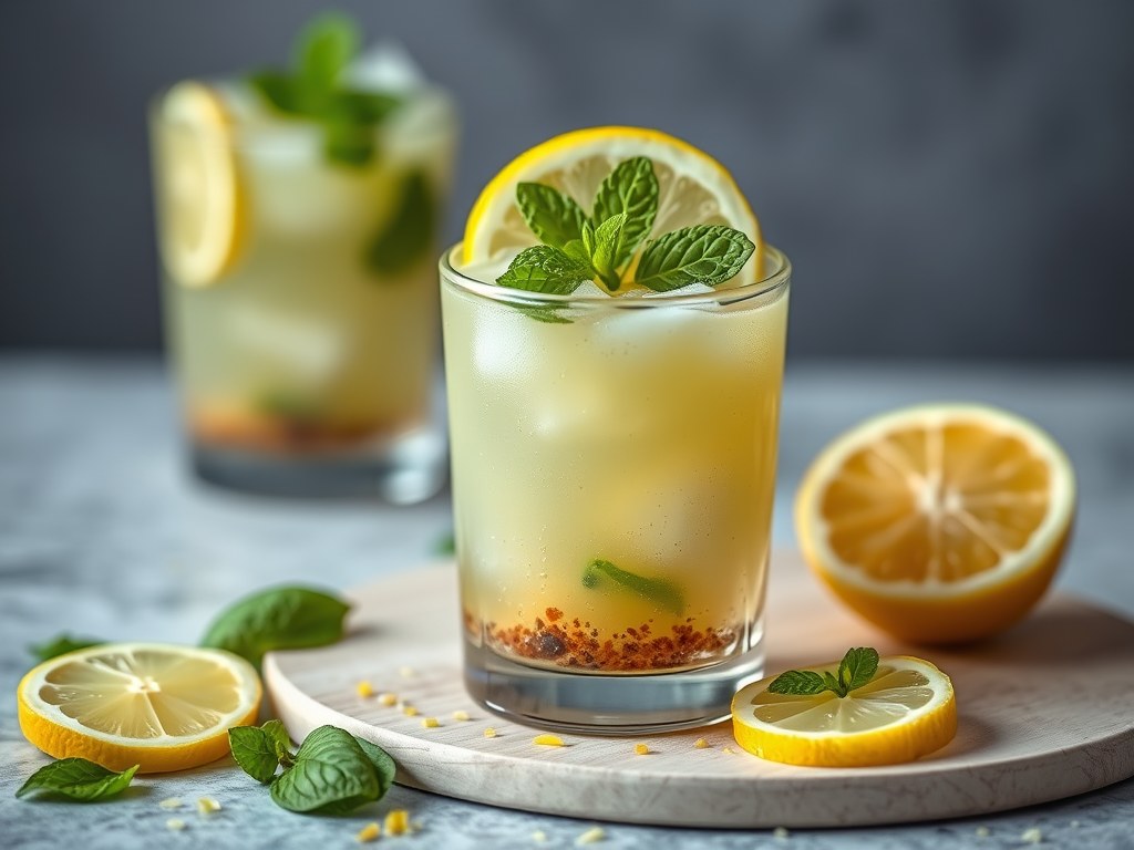 Mojitotaartje, AI-gegenereerde illustratie