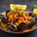 Mosselen uit Wit-Bier met een Rode Curry Saus