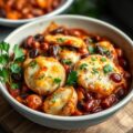 Moussaka met rode bonen