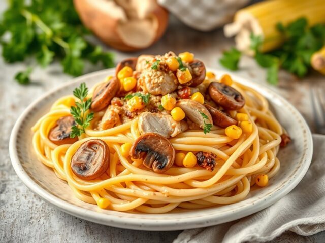 Muizenoortjes pasta — AI-gegenereerde illustratie