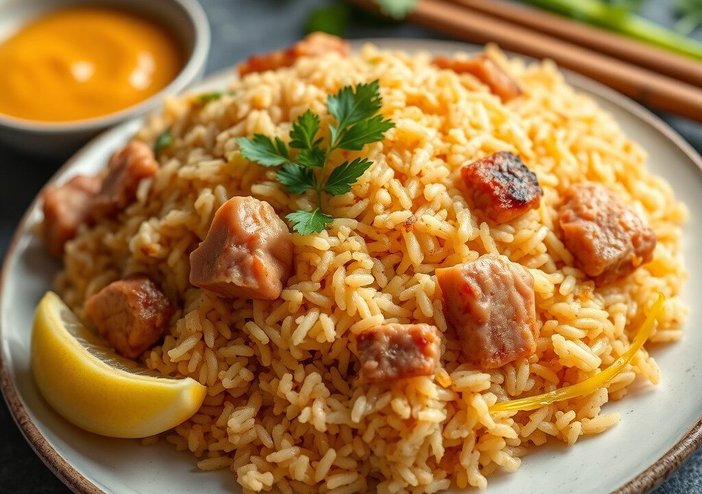 Nasi-Goreng, die je `Speciaal` maakt! — AI-gegenereerde illustratie