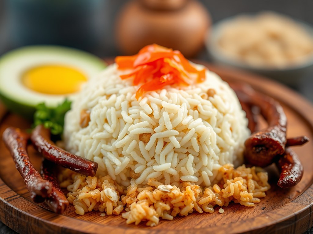 Nasi Gurih, AI-gegenereerde illustratie