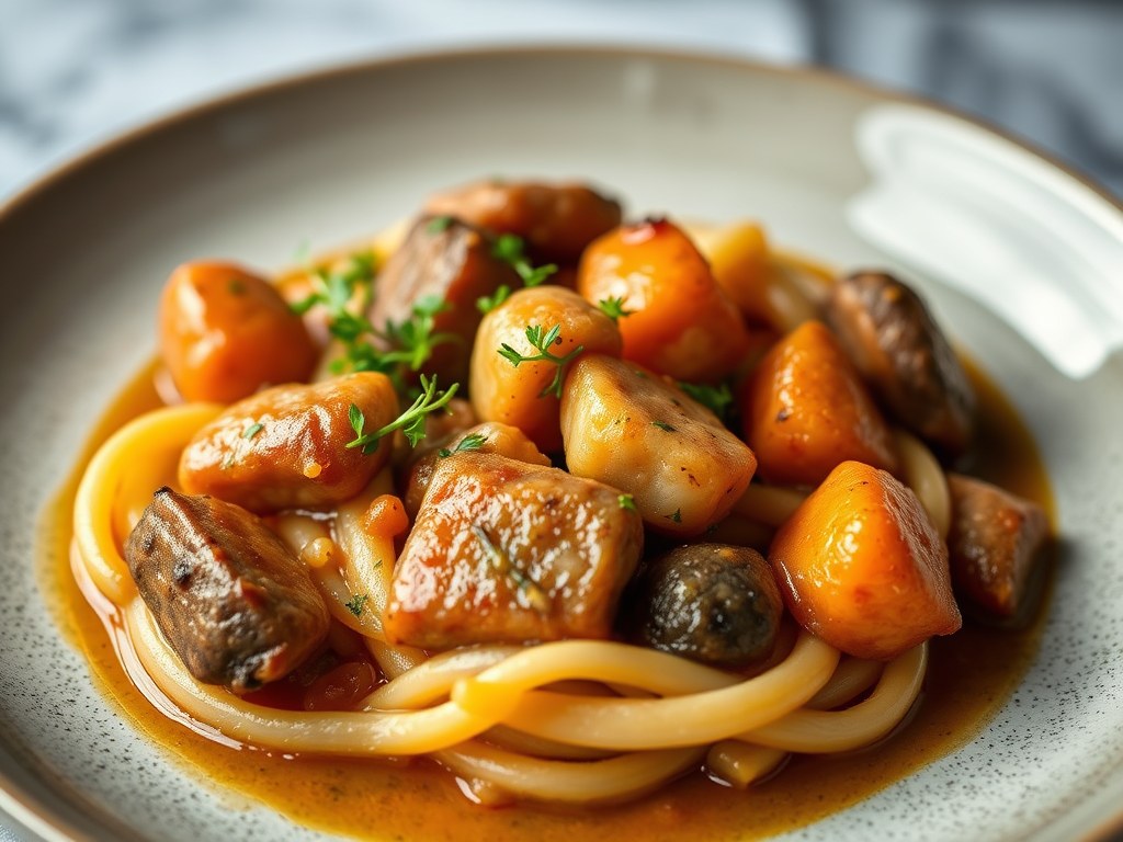 Navarin van Noordzeevissen, AI-gegenereerde illustratie