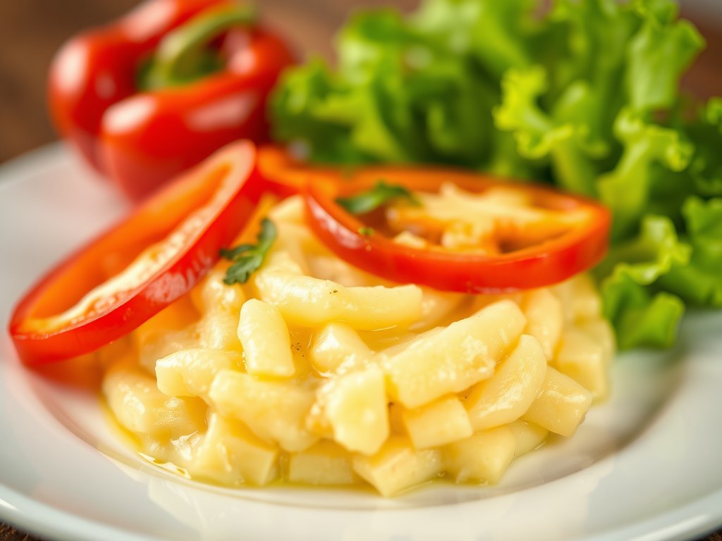 Nijlbaars met aardappelpuree van savooi en groenten, AI-gegenereerde illustratie