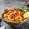Noedelsoep met gamba’s