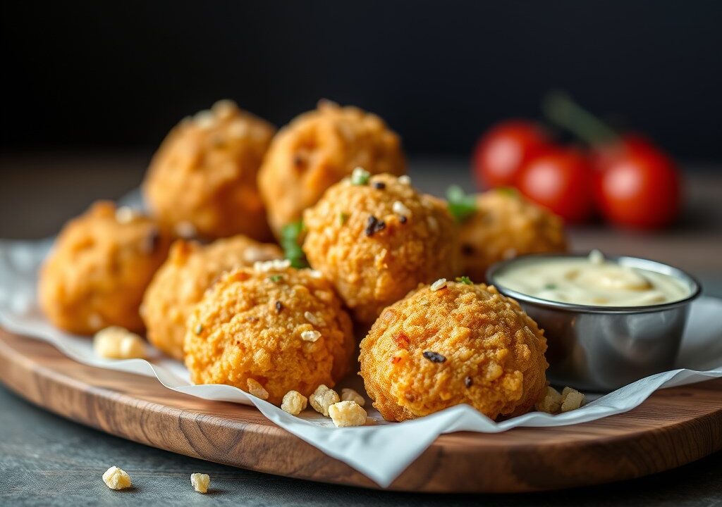 Nuggets van zeeduivel, AI-gegenereerde illustratie