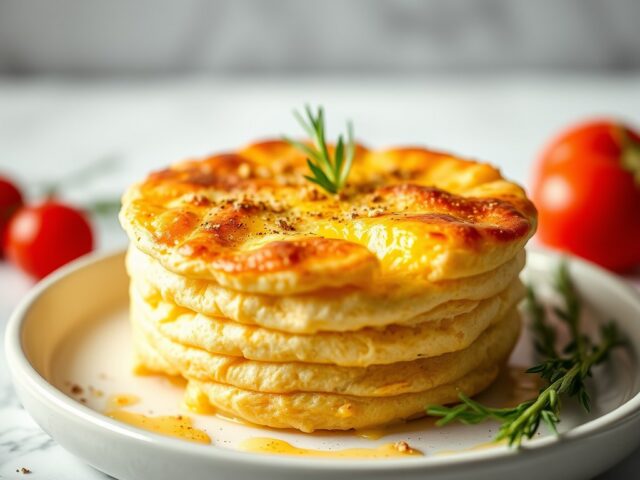 Omelet Soufflé — AI-gegenereerde illustratie