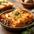 Ovenschotel pittig gekruide aardappel-lasagna