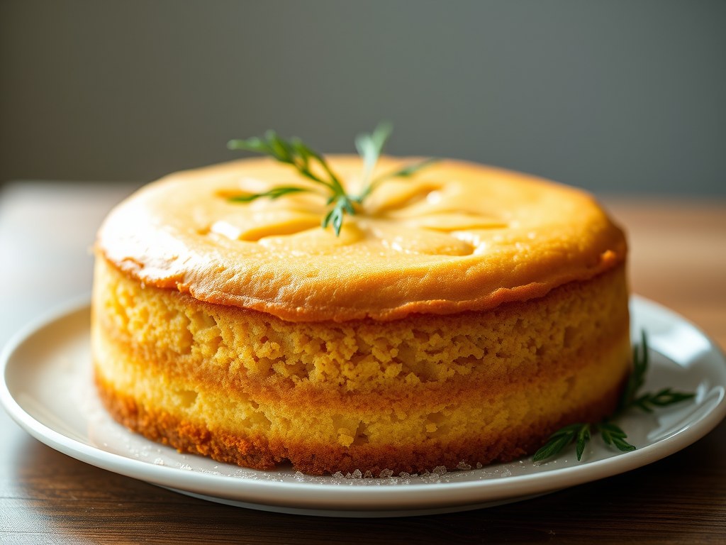 Paarse cake, AI-gegenereerde illustratie