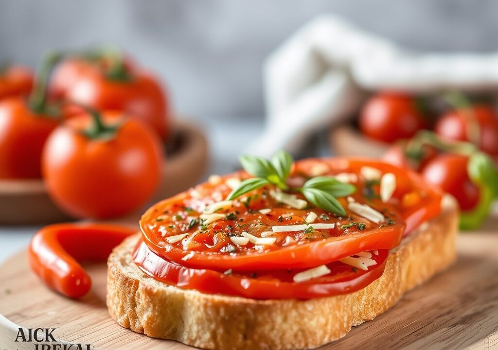 Pan con tomato — AI-gegenereerde illustratie