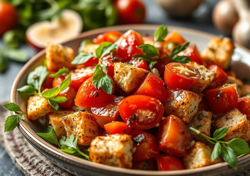 Panzanella, AI-gegenereerde illustratie