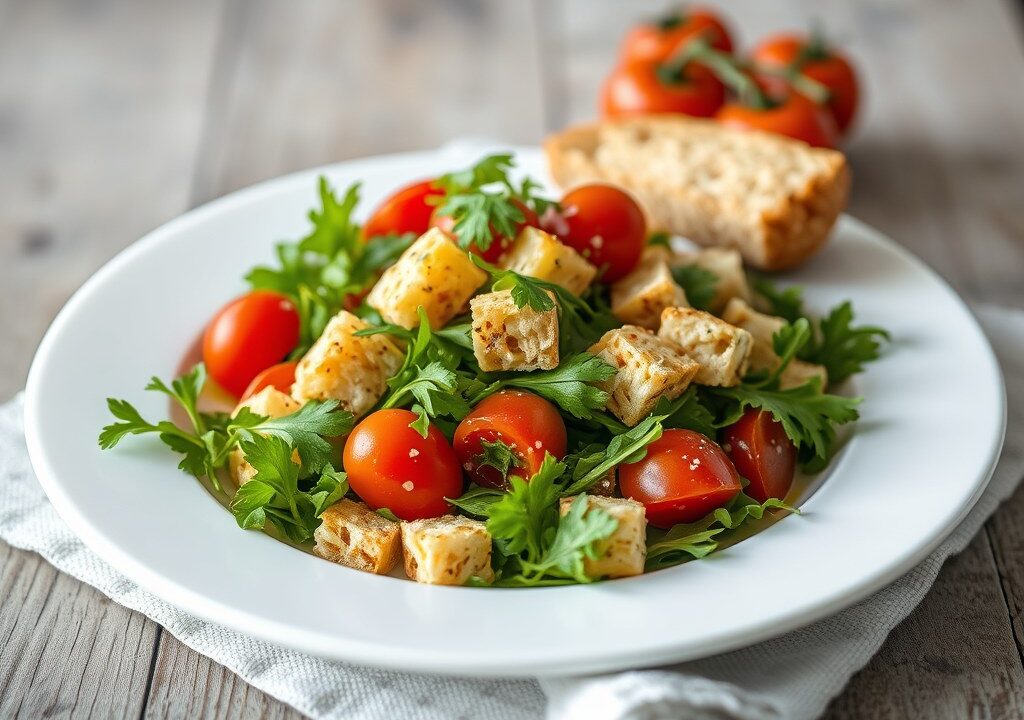 Panzanella, AI-gegenereerde illustratie