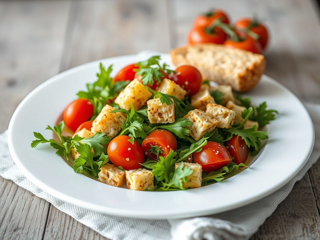Panzanella, AI-gegenereerde illustratie