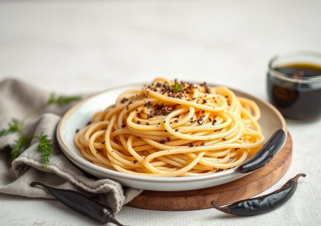 Pasta alla Gricia — AI-gegenereerde illustratie