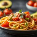 Pasta met een Avocado Saus