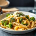 Pastaschotel met broccoli en kruidenroomkaas
