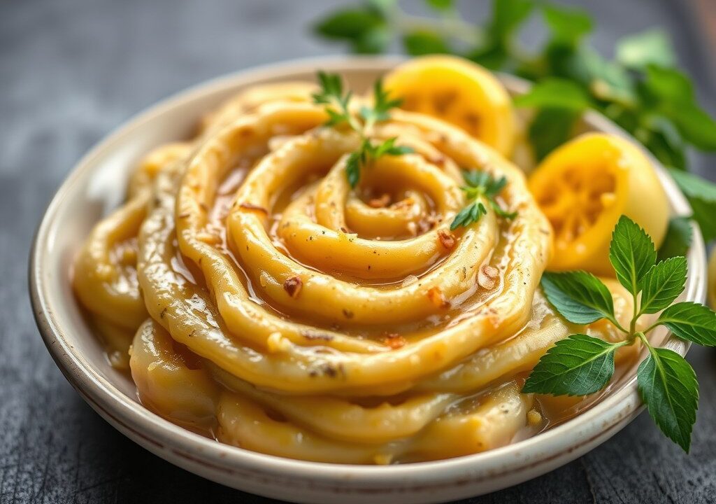 Pastinaakpuree, AI-gegenereerde illustratie