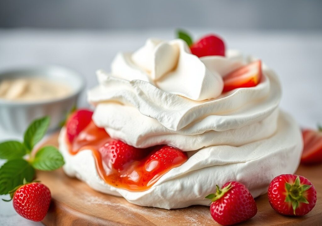 Pavlova, AI-gegenereerde illustratie