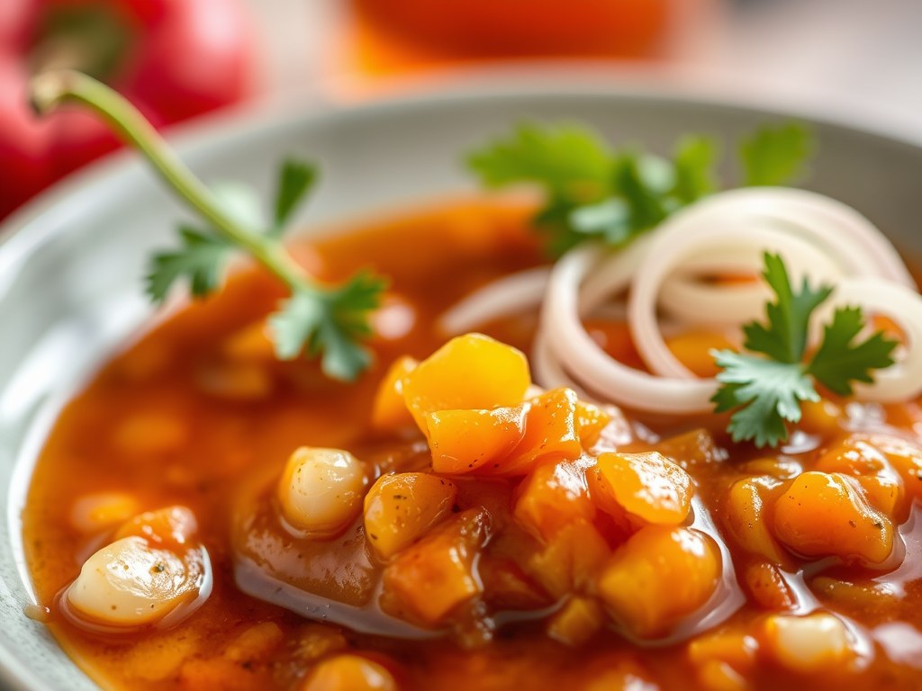 PEBRE (CHILEENSE HETE SAUS), AI-gegenereerde illustratie