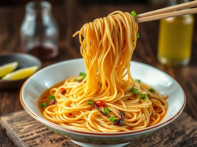 Penang Hokkie Mee — AI-gegenereerde illustratie