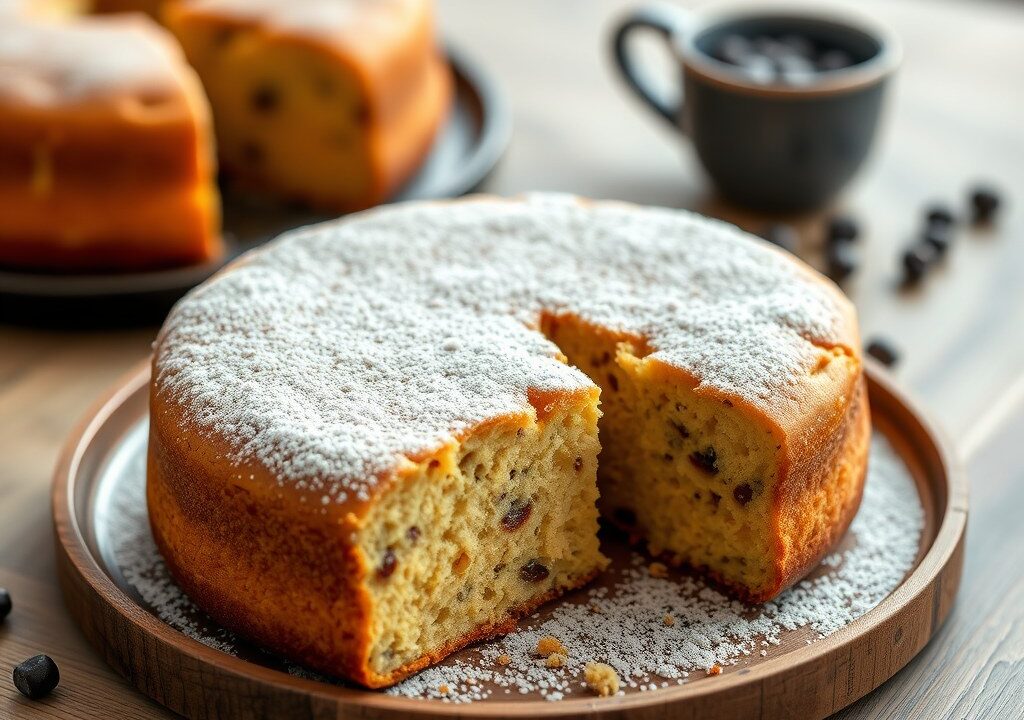 Peperkoek cake — AI-gegenereerde illustratie