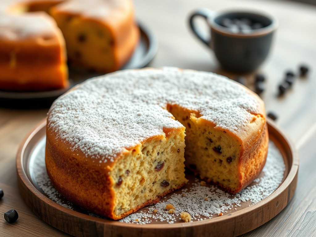 Peperkoek cake, AI-gegenereerde illustratie
